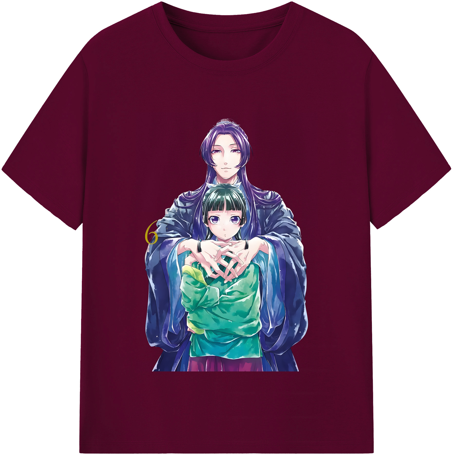 （画像用） 薬屋のひとりごと The Apothecary Diaries レディースカジュアルプリントTシャツ（綿100％）